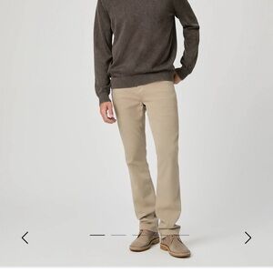 PAIGE Normandie Straight Beige/Tan Pants